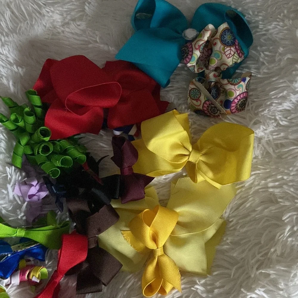Bundle of girls hair bows!